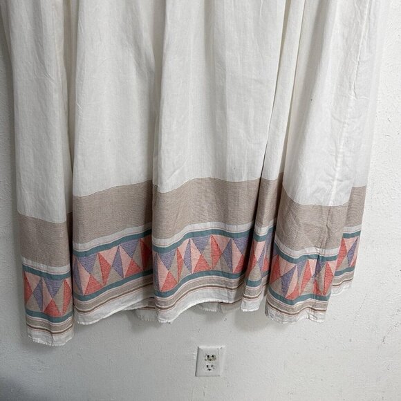 Free People Lulu Bone White Midi Dress Endless Summer Open Back Sleeveless Sz M - Picture 4 of 12